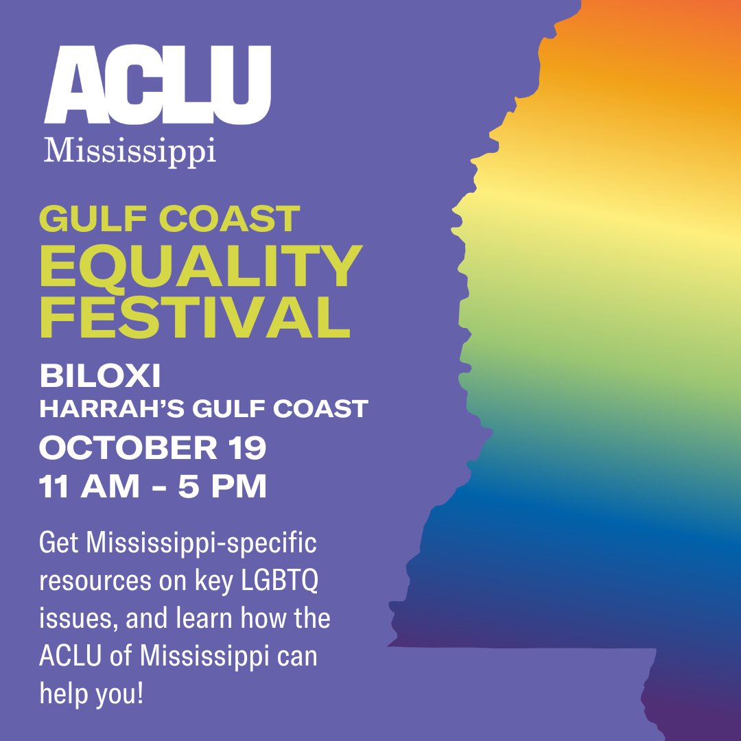 Be sure to stop by and say hello at the Gulf Coast Equality Festival on tomorrow! Let us know how we can help you, grab some resources + goodies, and get to know the faces behind the work!
