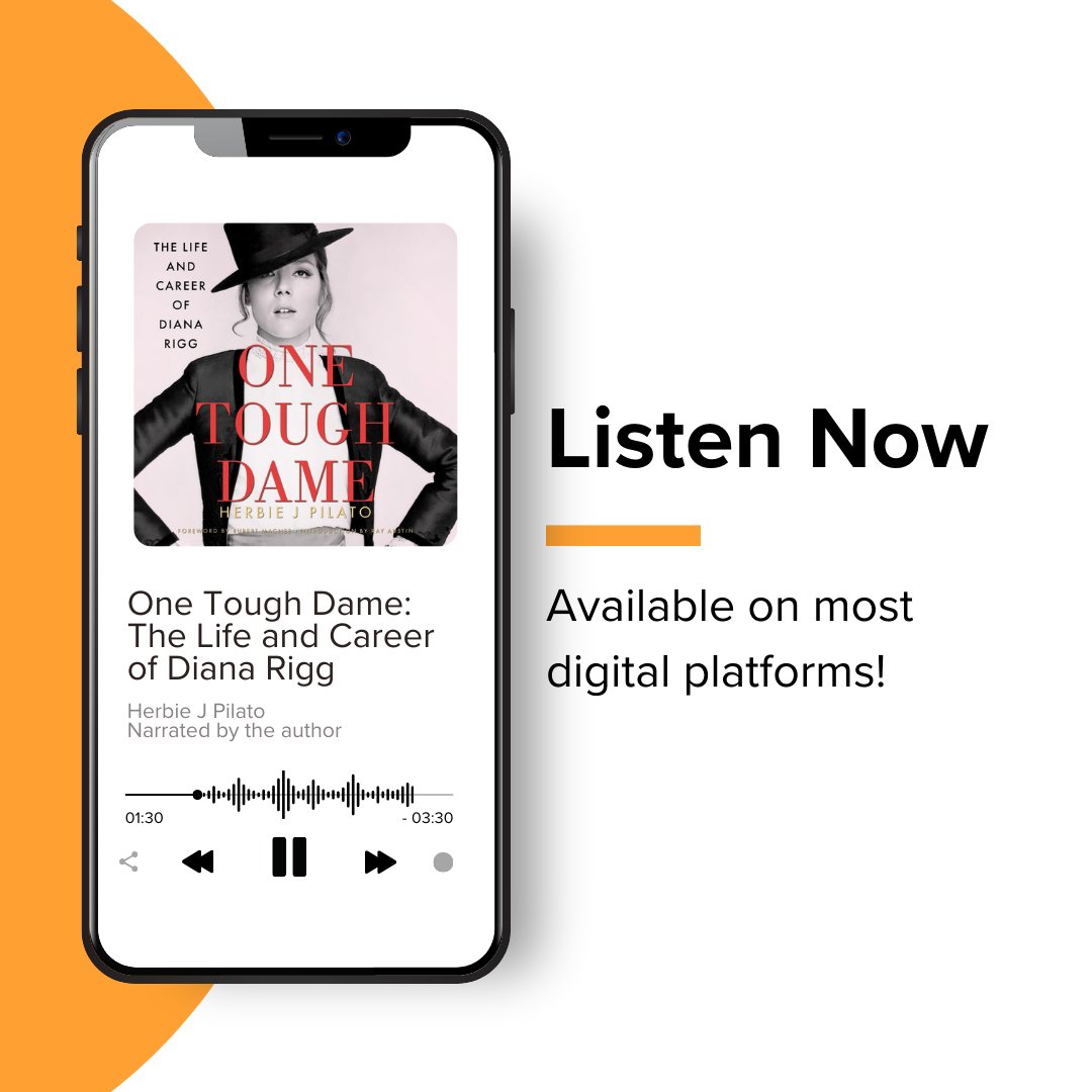 Looking for a listen? ONE TOUGH DAME: THE LIFE AND CAREER OF DIANA RIGG by <a href="/HerbieJPilato/">Herbie J Pilato</a> is now available as an audiobook narrated by the author! #DianaRigg #Audiobooks #ReadUP libro.fm/audiobooks/978…