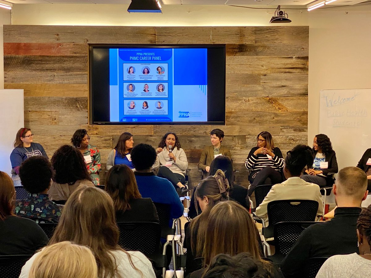 Thank you to the PHMC staff who spoke at our PPHA and PHMC Career Panel yesterday. It was a great day to share advice and why #papublichealthmatters