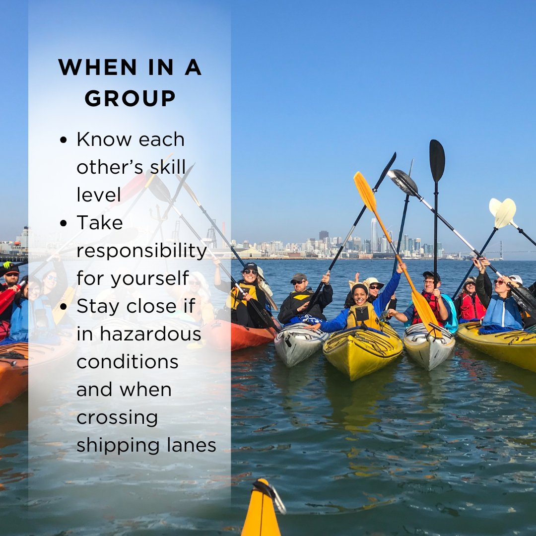 Ready to get out on the water? Here are some safety tips to enjoy your next trip to the San Francisco Bay Estuary - the Bay Area’s largest open space! 

For more great advice, please stop by our website: sfbaywatertrail.org/plan-your-trip…