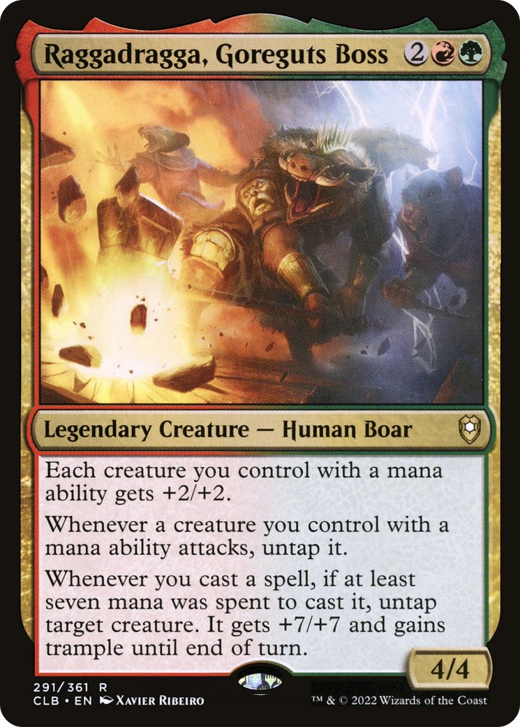 GooseCrab's tweet photo. @sporef4g This has become one of my favorite Gruul commanders by far and haven’t seen a single mention of it in here. TURN THOSE DORKS INTO JERKS CAST BIG SPELL WOOOO https://t.co/oWgUB5hO90