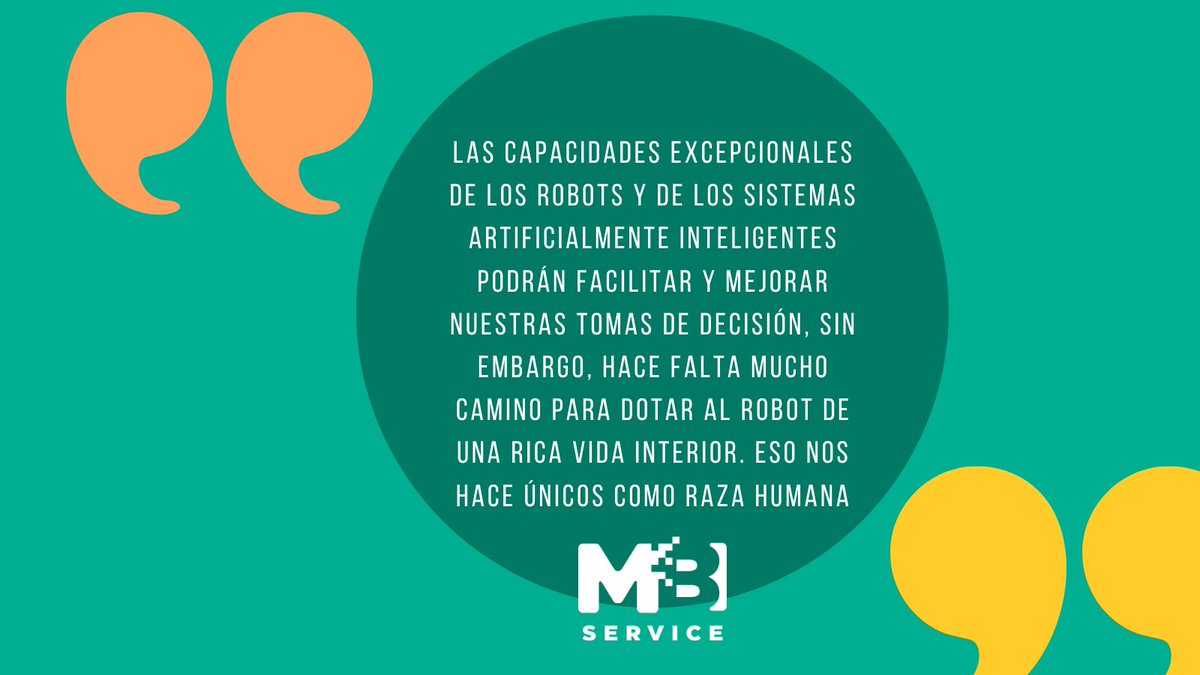 MBservicesystem's tweet image. La Ingeniería y el desarrollo tecnológico han permitido que la #robótica y los sistemas de IA evolucionen a pasos agigantados, sin embargo, la esencia de los que nos hace humanos, es irremplazable. Contáctanos para asesorarte gratis en #NuevasTecnologías. mbss.com.co