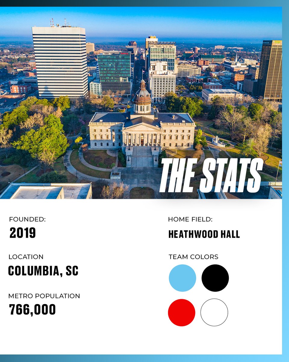 WPSLPRO's tweet photo. Women's Pro Soccer is on the map in Columbia, South Carolina #buildinghergame https://t.co/vraLqF913C