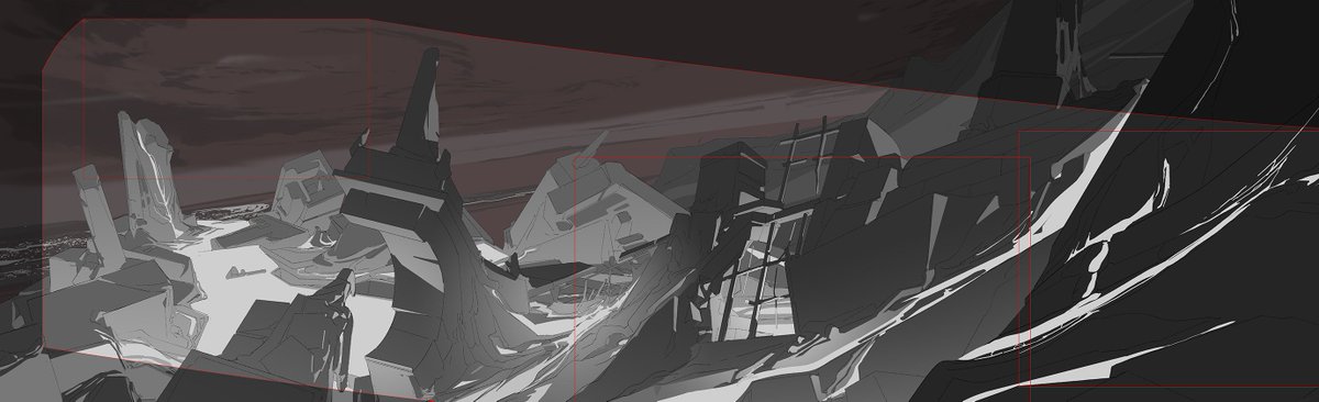 A_ntiqueWhite's tweet photo. It’s time for posting some LVM work! 
Here are Ruined Emon exteriors for #TheLegendofVoxMachina Season3 EP1 #LVMCrew https://t.co/1M8UiIOmCn