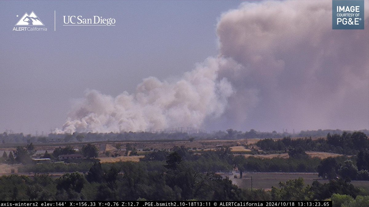 KernFiregraph's tweet photo. #HayFire has 30-40 mph gusts in the area of the fire. https://t.co/Jy7tPu9LHb