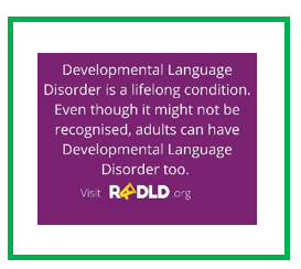 EnfieldCASS's tweet photo. FACT 8: Developmental Language Disorder emerges in early childhood but persists into adulthood. Children do not grow out of DLD. #DLD #RADLD https://t.co/2f66LfD7KL