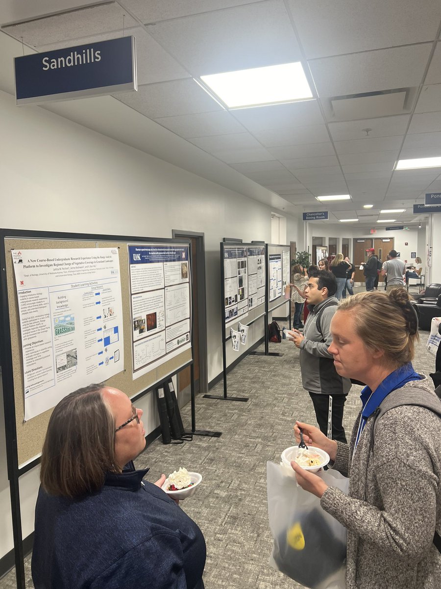 NATS_Science's tweet photo. Here at NATS we also value research science! It is time for ice cream and poster presentations. #NebSciNats #NATS2024 https://t.co/63ZWUMhT60