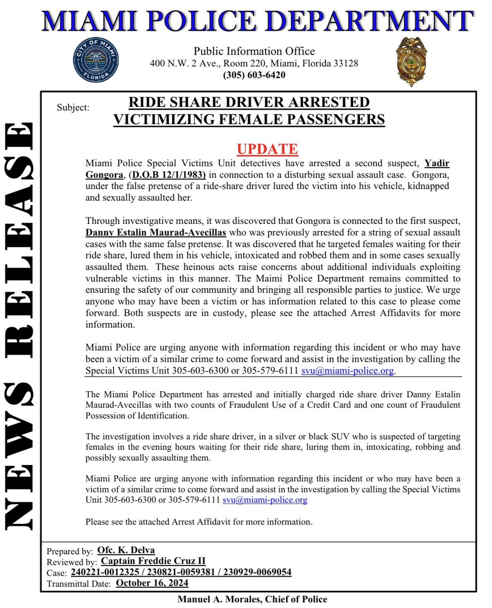 Miami PD (@miamipd) on Twitter photo 