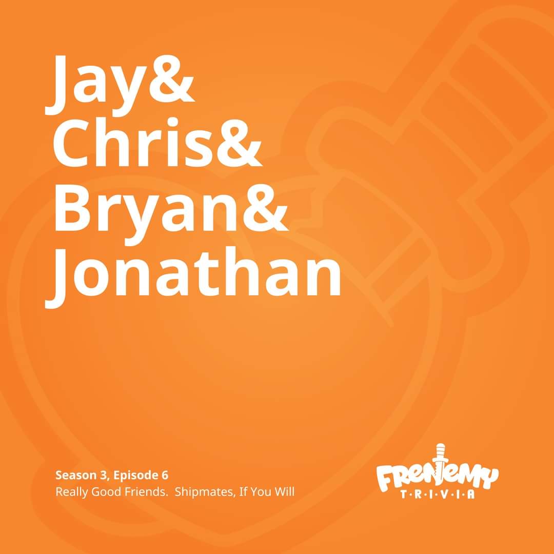 Tim and Brittany run the show, but it was written by all FOUR of our hosts!  This episode features:

Jay - Verboten Podcast
Chris -  <a href="/TrivialWarfare/">Oakes Media: Games</a>
Bryan - 
Jonathan - <a href="/TrivialWarfare/">Oakes Media: Games</a>

podbean.com/eas/pb-w6usn-1…

Huge shout out to <a href="/Arkwulf/">Mike.</a> for the graphics for our merchandise!