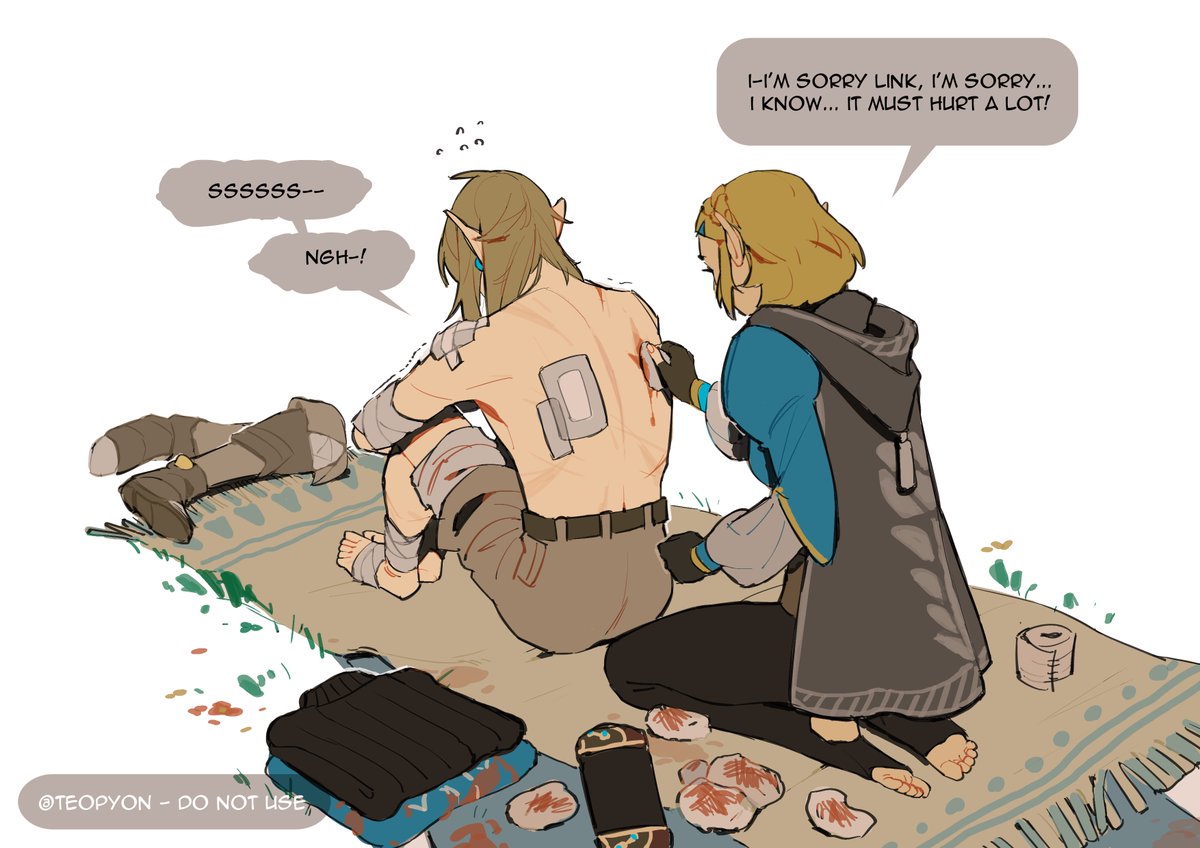 😓😢🥺 #Zelink #zelda #link #TLoZ #リンゼル #TheLegendOfZelda
