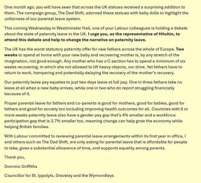 An open letter to Hitchin MP <a href="/alistrathern/">Alistair Strathern MP</a>