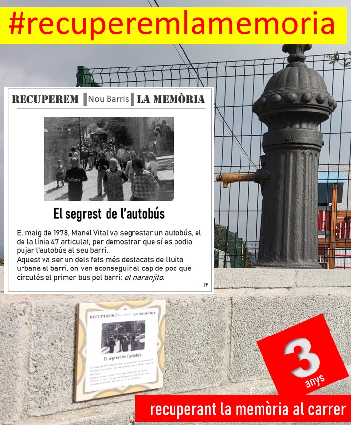 ArxiuHistoric9B's tweet photo. Quan ningú encara no coneixia ni #TorreBaró ni a Vital, ni la peli existia...
A #NouBarris ja manteniem la seva memòria. 3 anys fa, que té un reconeixement popular al seu barri!!!
#El47 https://t.co/BBjNxtMxqX