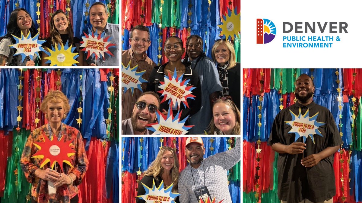 DDPHE's tweet photo. Yesterday for Global Peer Support Celebration Day, #DDPHE recognized the Peer Support Specialists across various agencies in Denver, including @denverlibrary, Office of the Municipal Public Defender, @DenverCourt + @DenverDHS. Thank you to all of these public service superstars! https://t.co/3y2FuzWPT5