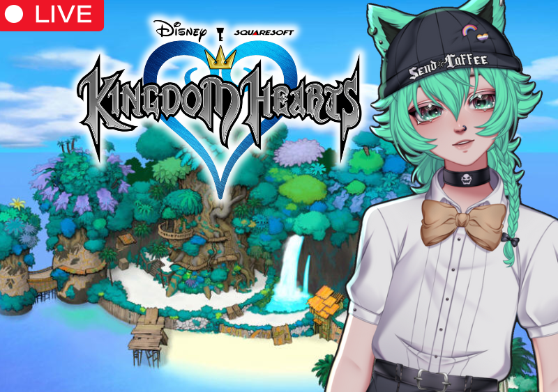 EssiVT's tweet photo. 🔴[NOW LIVE!!!]🔴

I've clocked out for the night

Let's play some Kingdom Hearts &amp; vibe ☕💚✨ https://t.co/QgKZIqZSZC