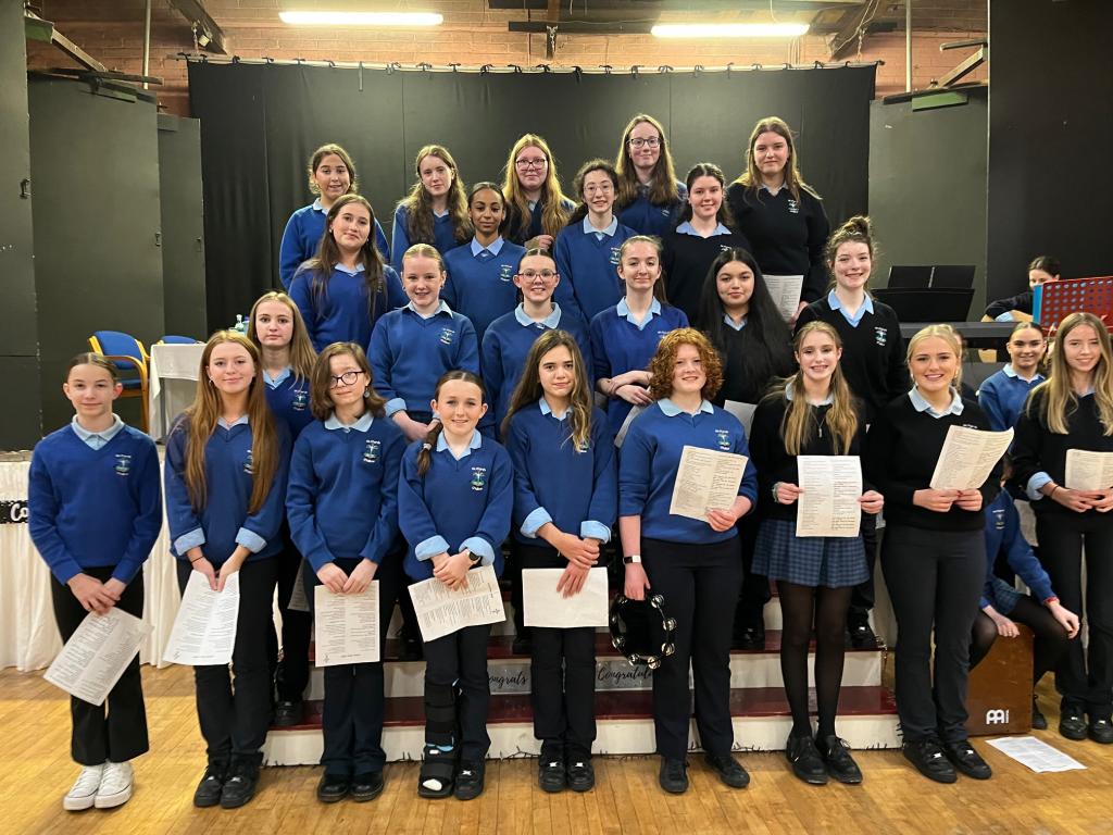 Congratulations to  11 St. Mary’s students who were presented with  Pope John Paul II Gold Awards at the Diocese of Cloyne  Awards Ceremony by Bishop William Crean. St. Mary’s choir performed &amp; Religion teacher Ms. Campbell gave the keynote address. #service # faith in action