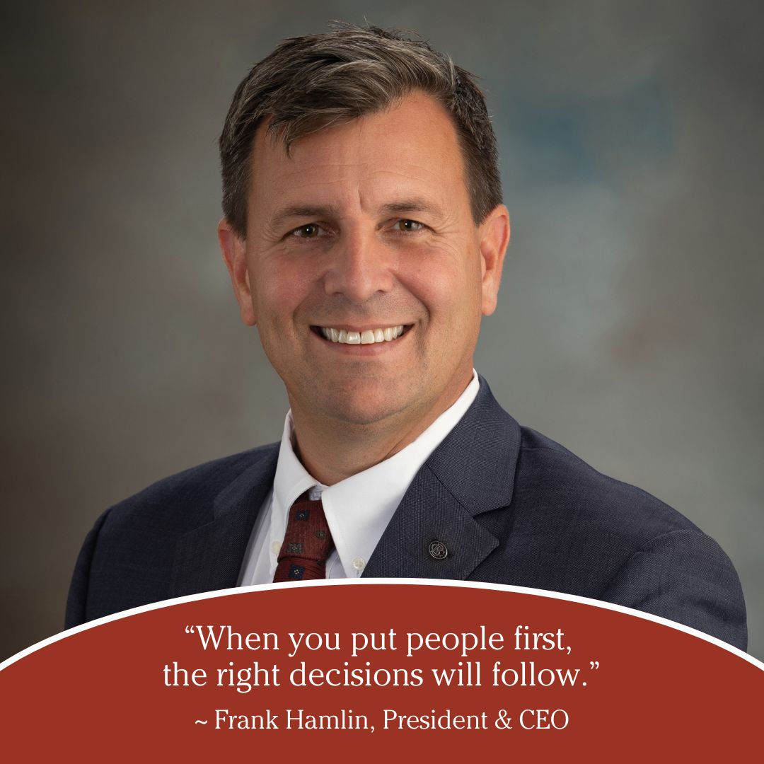 There's no one way to lead, but we're glad ours leads like this! 

Congrats to our CEO and President Frank Hamlin for being recognized on the <a href="/RBJdaily/">RBJ</a> Power List for Banking &amp; Finance. 

#leadership #peoplefirst #banking #finance #community
