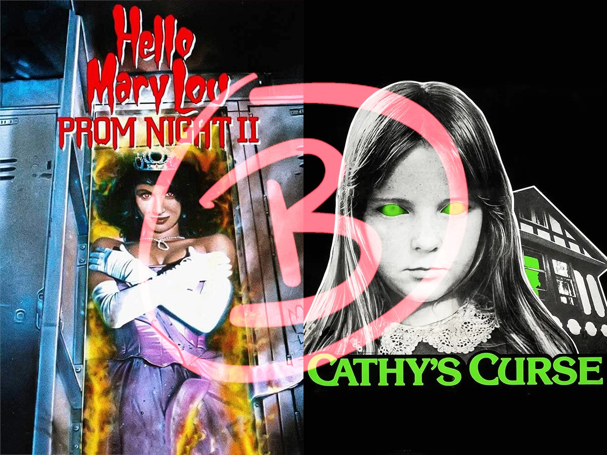 theotherhalfpod's tweet photo. The Spooktacular continues with Hello Mary Lou: Prom Night II and Cathy's Curse!! Two perfect examples of B-level horror movies. In fact, we think that Hello Mary Lou is the PERFECT encapsulation of B-level horror for better or worse. 

Listen wherever you find your podcasts! https://t.co/baJyEVc60u