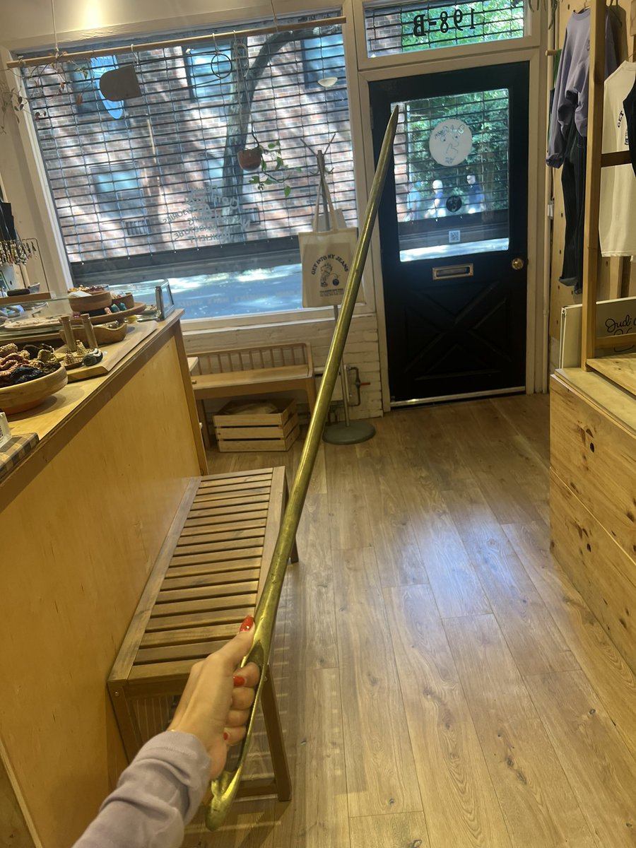 sh_wnee's tweet photo. giant brass needle has me acting like a mouse adventurer https://t.co/wvYk3o8lg2