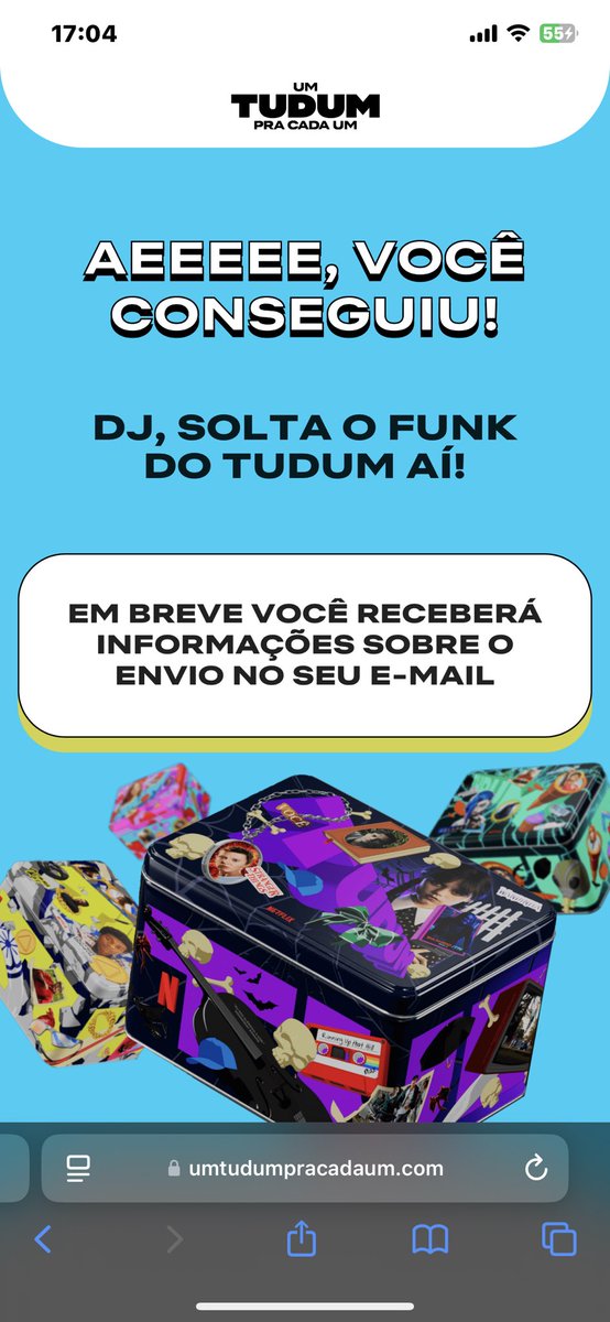 MeChamoRodrigoL's tweet photo. Ainda sem acreditar @NetflixBrasil #TUDUMNaLata https://t.co/8UVRsFF7wb