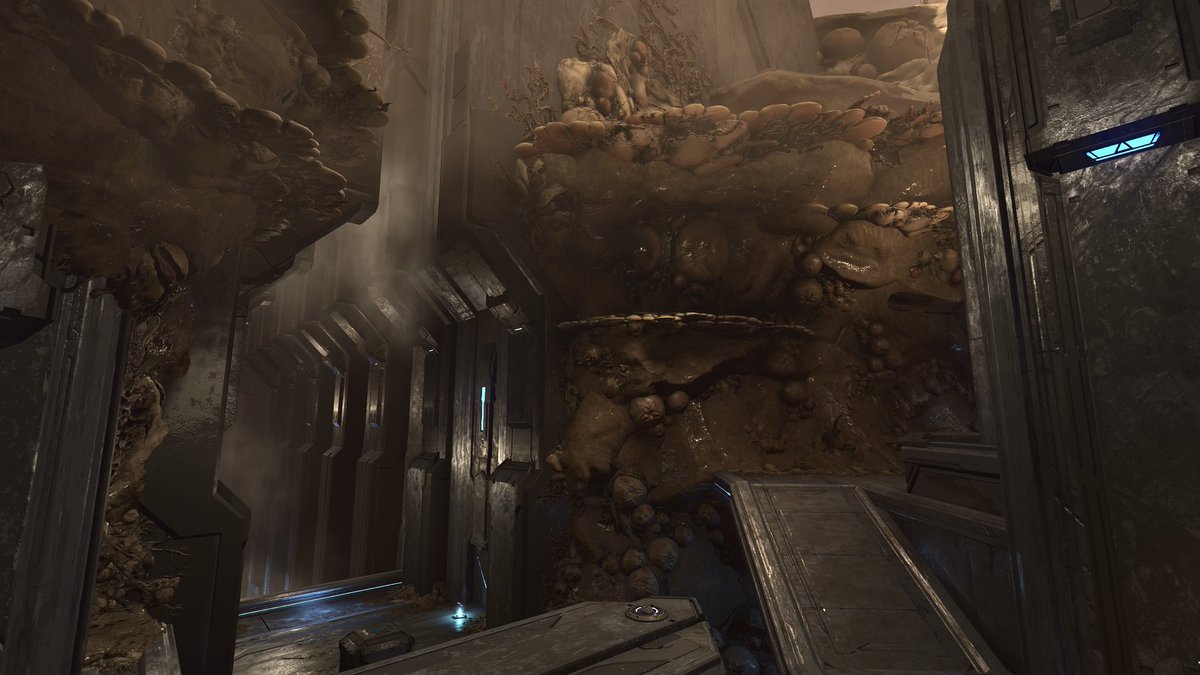 Frenchyssss's tweet image. 🔥 AFFINITY🔥
This 4v4 takes place in a Forerunner facility taken over by the Flood.
Level Design:@BlazeDillon
Environmental Artist:@Frenchyssss
Lighting Artist:@EthanHibbs9
Script:@total_legend
➡️halowaypoint.com/halo-infinite/…
#HaloInfinite
#Halo