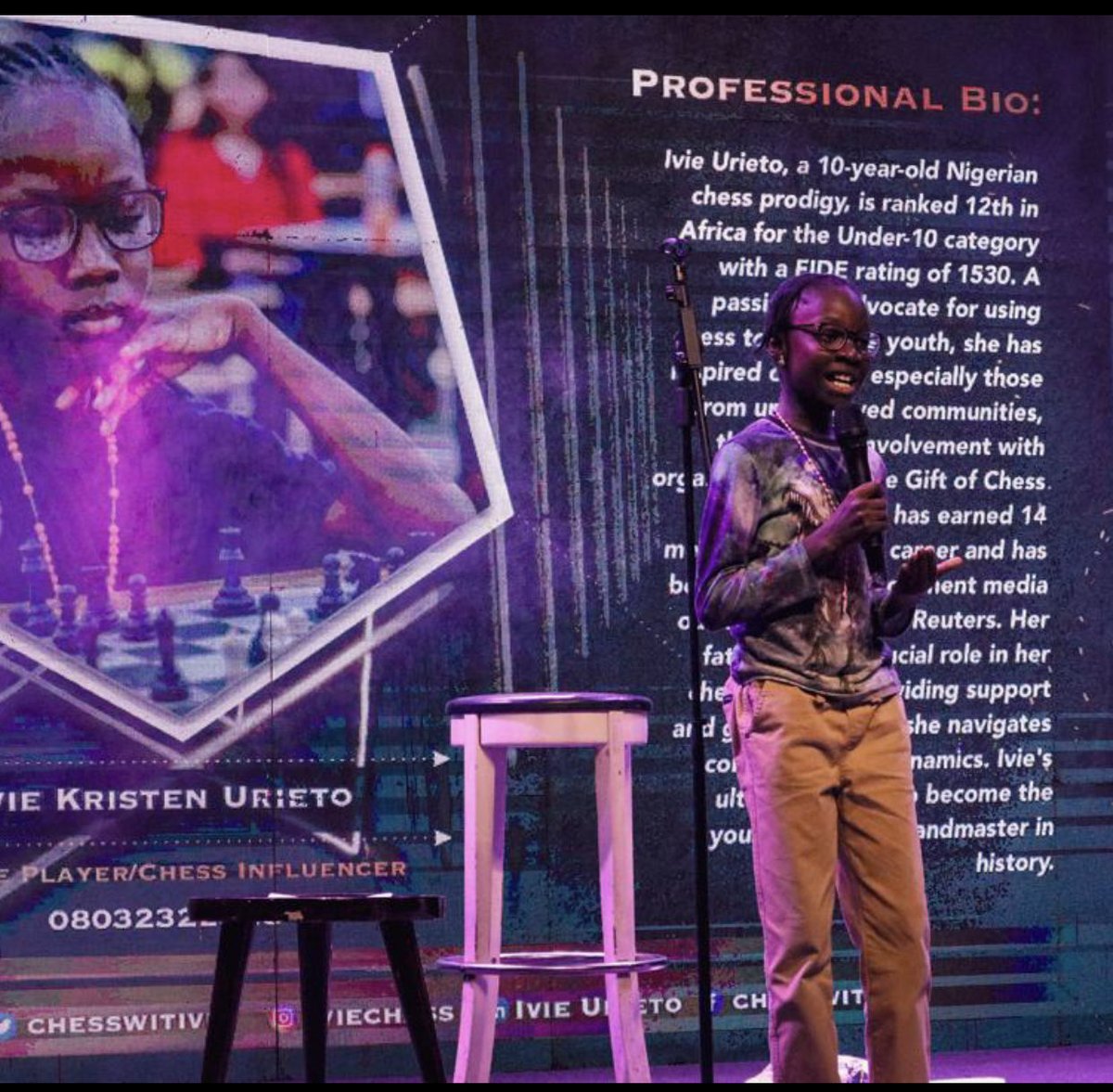 chesswitivie's tweet photo. Whenever I get the chance to talk about chess and ⁦@thegiftofchess⁩, I say it from the depth of my ❤️🎉🇳🇬💪. ⁦@Tunde_OD⁩ ⁦@CarlaBerkowitz⁩ ⁦@FIDESocialChess⁩ ⁦@HerMoveNext⁩ ⁦@LucianaMorales⁩ ⁦@chessinslums⁩ ⁦ https://t.co/0fUop2LP0y