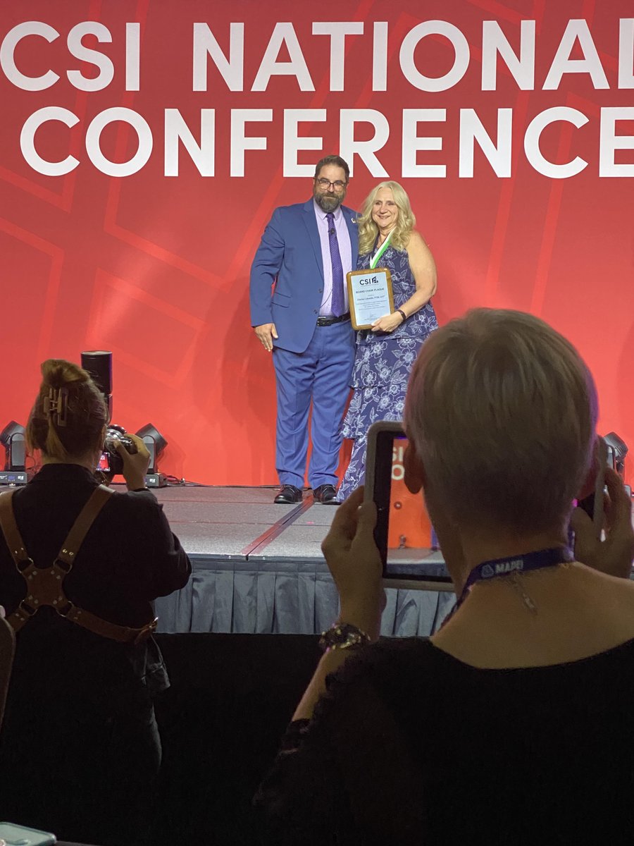 CheriseLakeside's tweet photo. Last night at the @CSIConstruction National Conference Awards Ceremony, @PortlandCSI Chapter Members took the stage multiple times! 

Congratulations to all of the award winners, new Fellows, and our new Distinguished Member. 

It was my honor to share the evening and celebrations with you! #CSIKraken