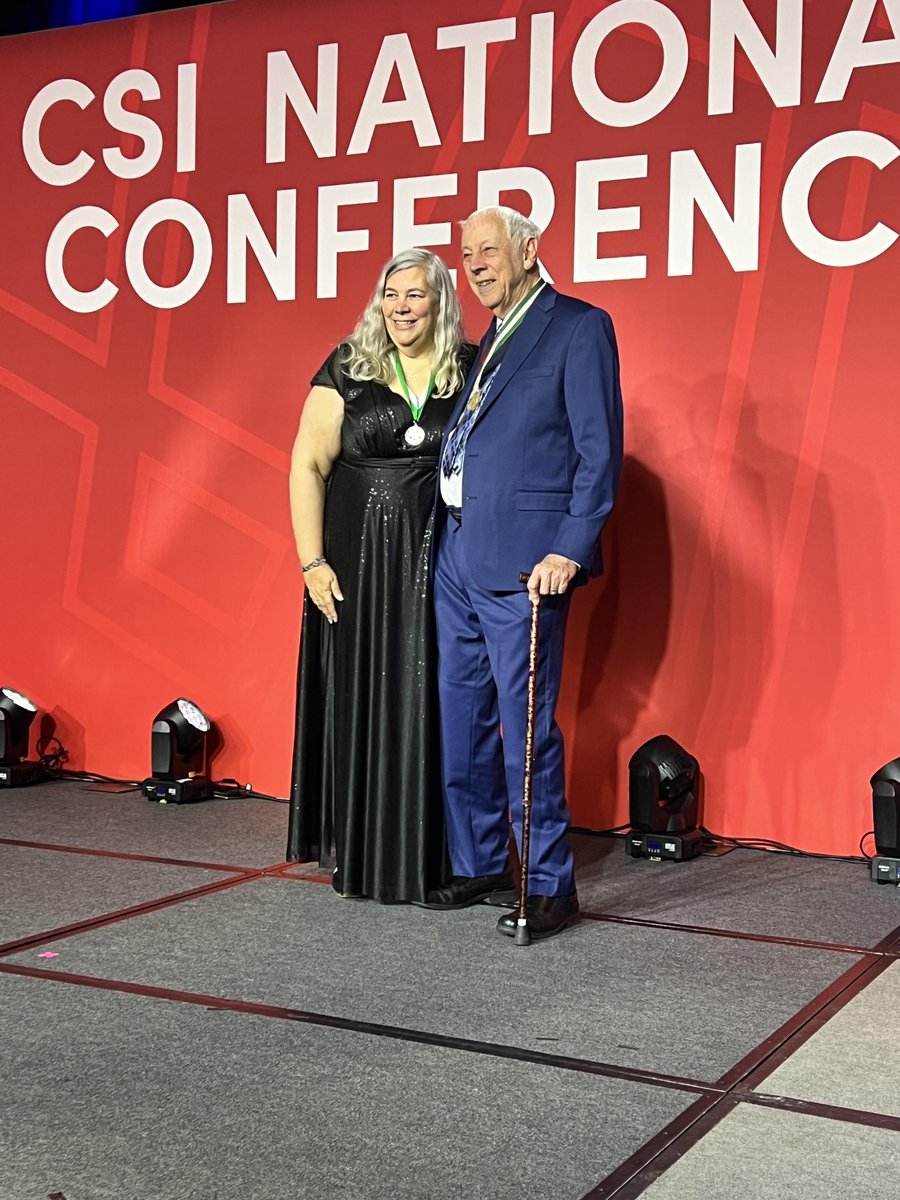 CheriseLakeside's tweet photo. Last night at the @CSIConstruction National Conference Awards Ceremony, @PortlandCSI Chapter Members took the stage multiple times! 

Congratulations to all of the award winners, new Fellows, and our new Distinguished Member. 

It was my honor to share the evening and celebrations with you! #CSIKraken