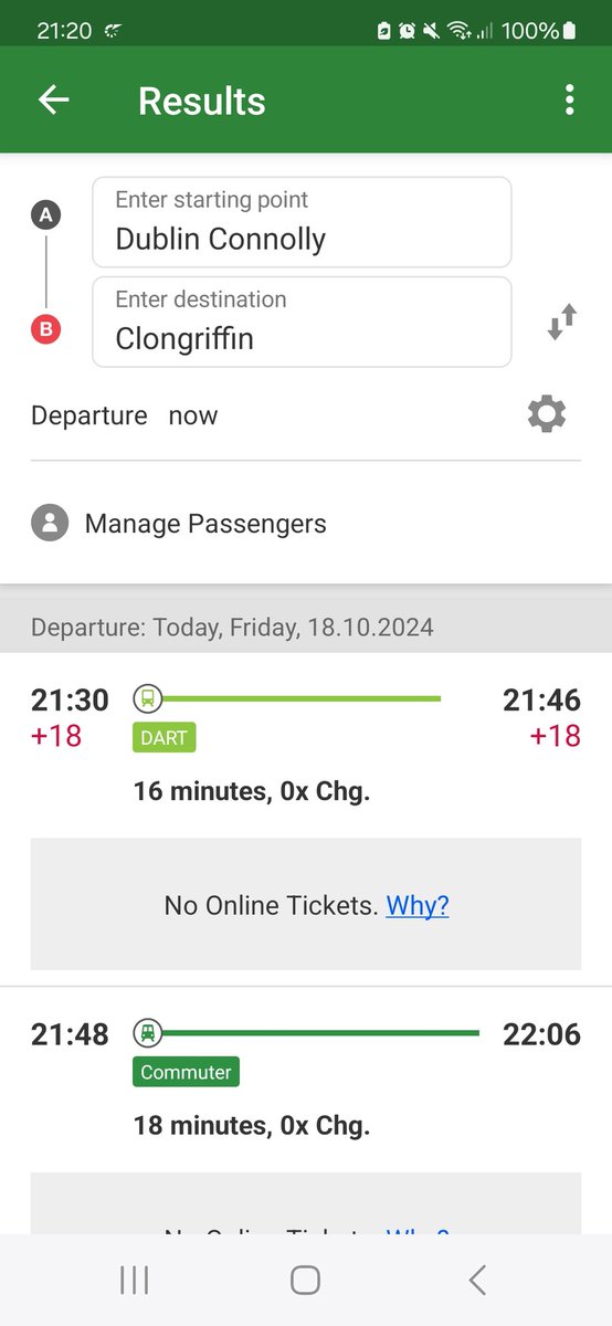 cathalmoo's tweet photo. @IrishRail it's 9.30 at night https://t.co/XZdwMn3c8h