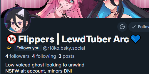 🔞Flippers | Lewdtuber Arc 💙 tweet media
