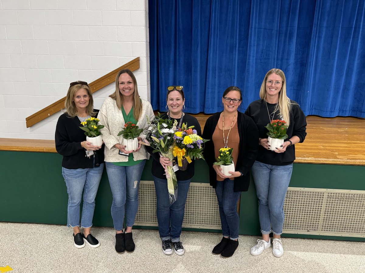 Congratulations to our teacher of the year, Ashley Rojas,  and to our distinguished educators, Mrs. Seth, Mrs. Helwig, Mrs. Bray, and Ms. Dowling.  We have the most amazing teachers here at Rosemont Forest!