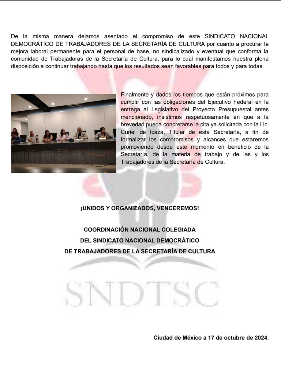 SACDA/SNDTSC tweet media