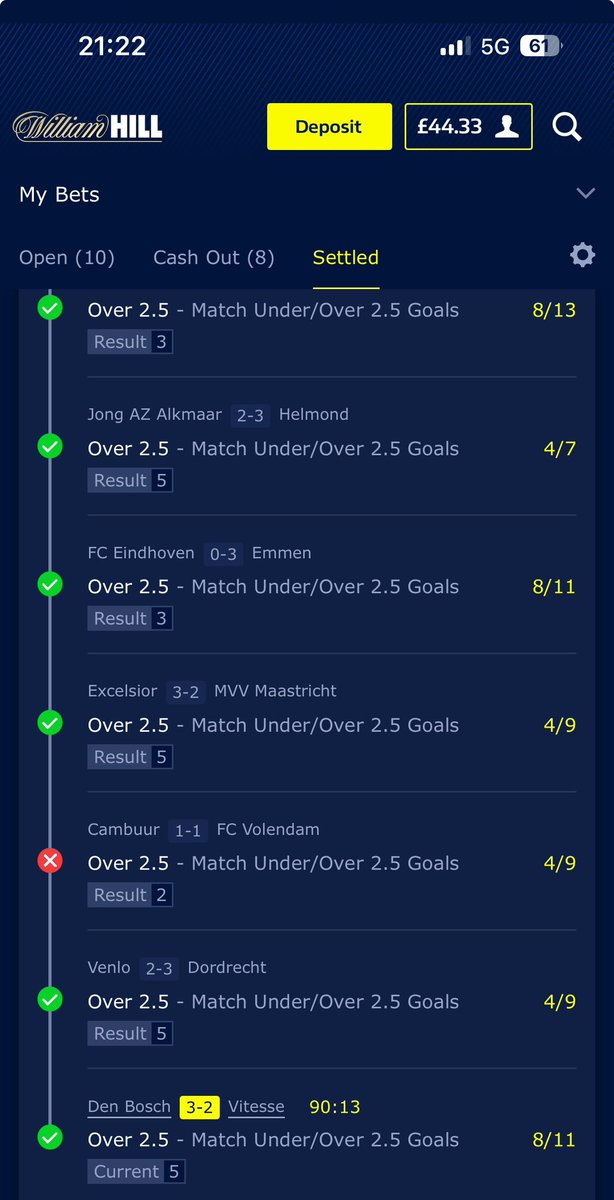 Ibby_23's tweet photo. @TheCardDealer Can you or one of your followers help and explain how this is a lost bet I’ve been arguing with @WilliamHill for bout 30 mins now the score was 1-2 https://t.co/S2ky22cxEn