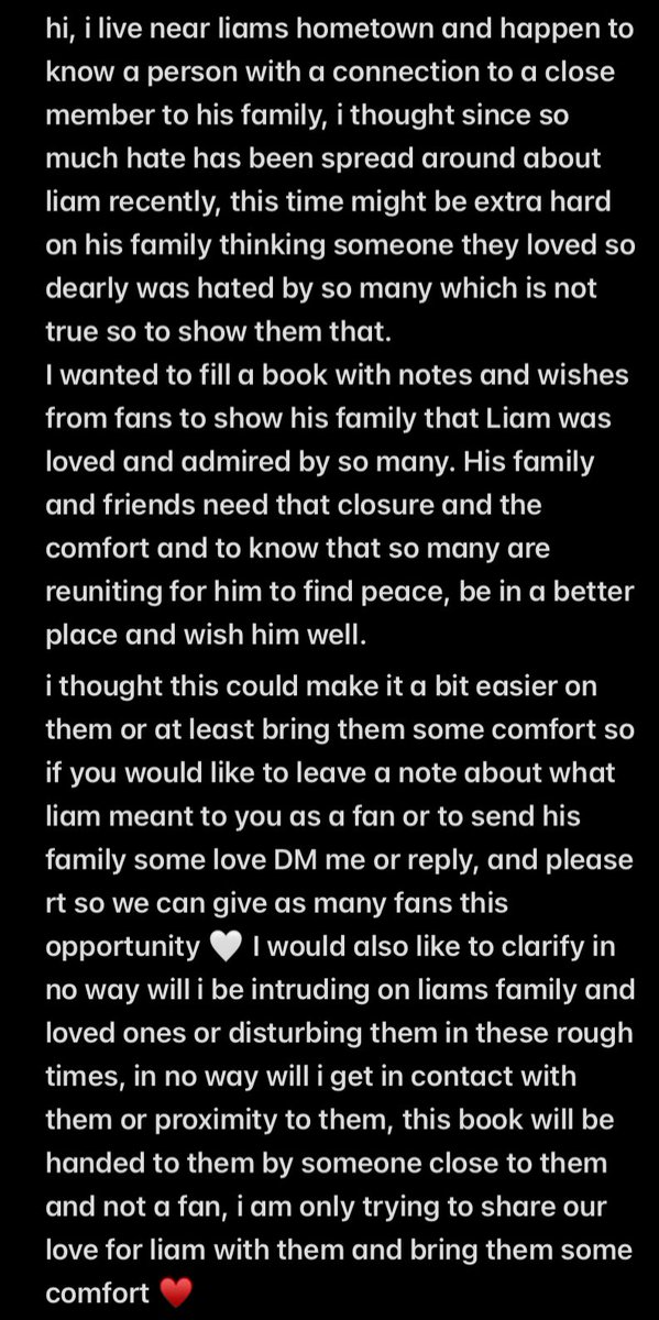 lhsturn's tweet image. hi, i understand this is an incredibly difficult time for all of us, i hope everyone is taking care of themselves 🫂 i had an idea i would like to share with you all to show our love and support for his family and friends.