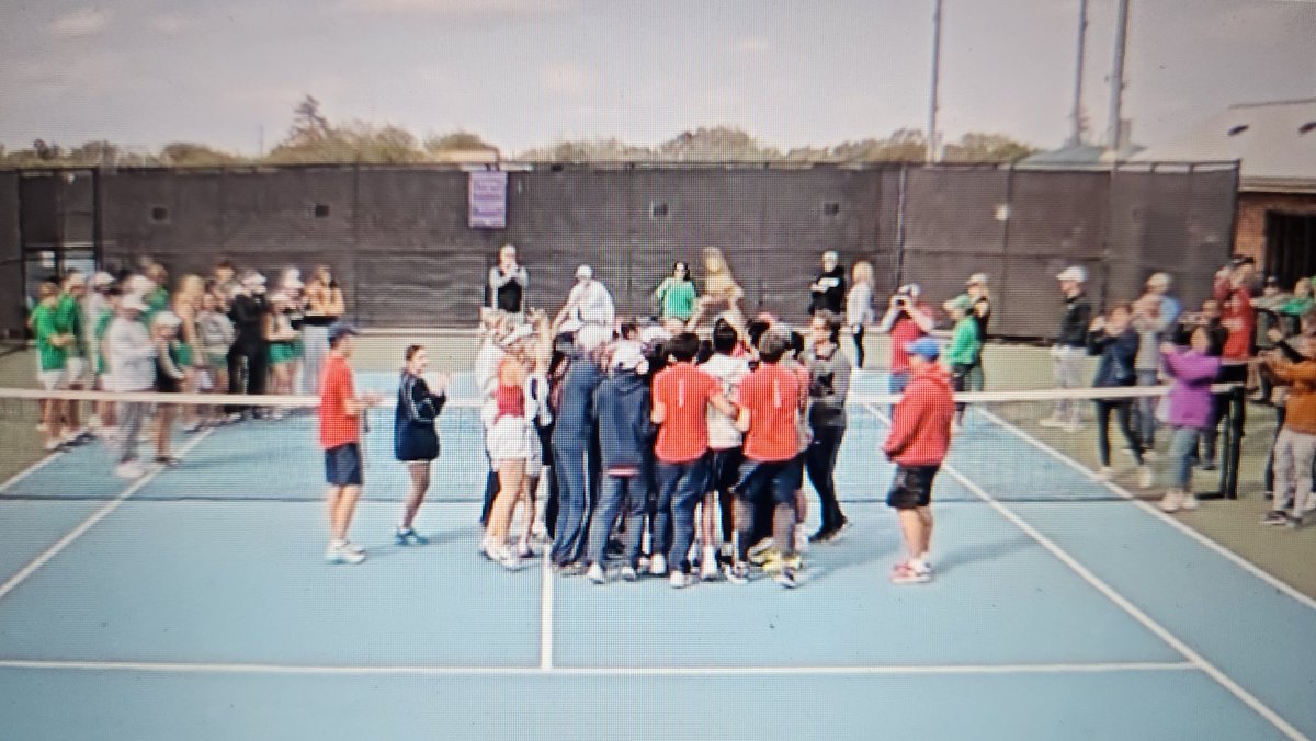 History for <a href="/EaglesBattle/">Allen Eagle Tennis</a>! Allen's tennis team defeats Southlake Carroll in the Region I-6A final out in Abilene and, for the fall season, is headed to state for the 1st time ever.