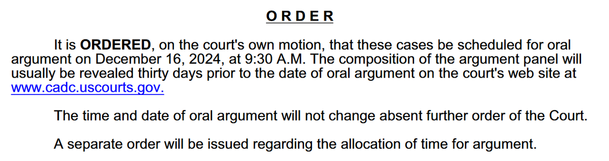 SeanatLarge26's tweet image. The D.C. Circuit has set Dec. 16 for oral arguments in legal challenges to the stricter PM2.5 annual standard adopted by EPA earlier this year:

#AirPollution #soot #fineparticles