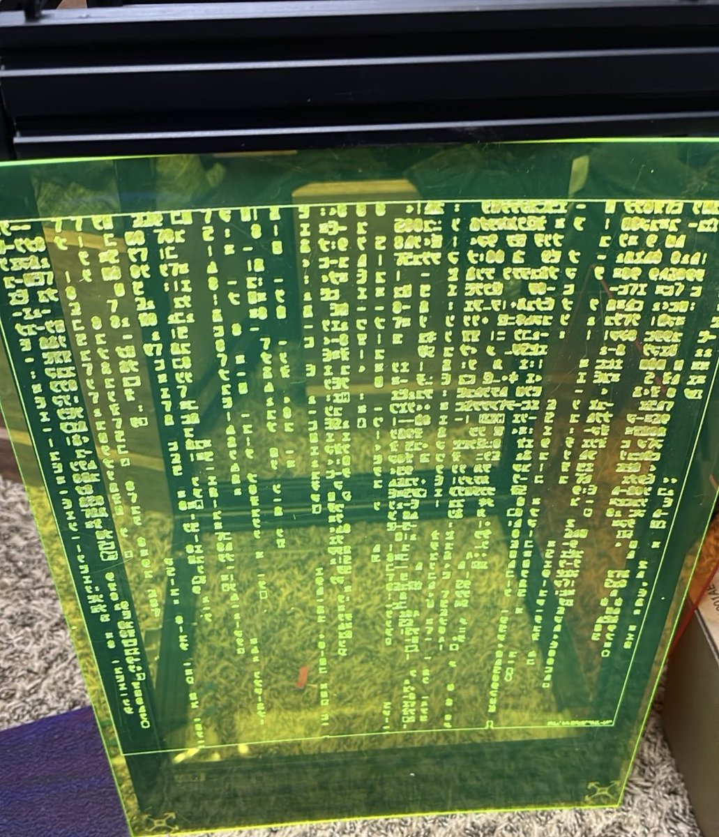 backpacklife1's tweet image. Outside from the fumes I’d like to welcome our new laser engraver