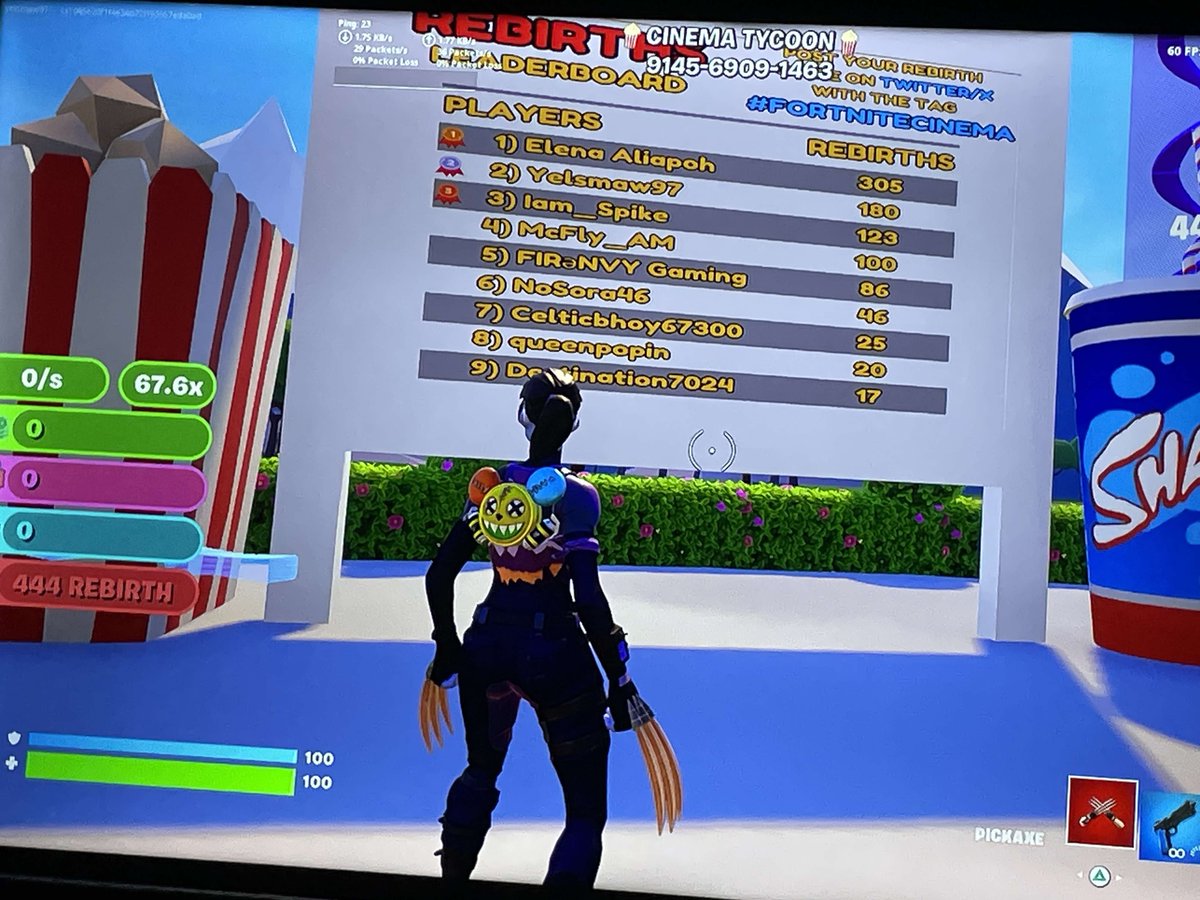 Yelsmaw97's tweet photo. Day two of asking to put me in first. @Soar_Creations #FORTNITECINEMA https://t.co/0wchKF5oCO