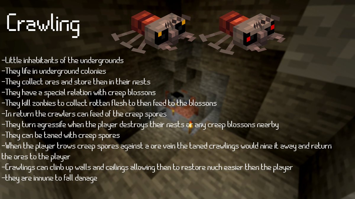 SennaHN7's tweet image. Meet the crawling and the creep blossom!

#Minecraft #pixelart #blockbench