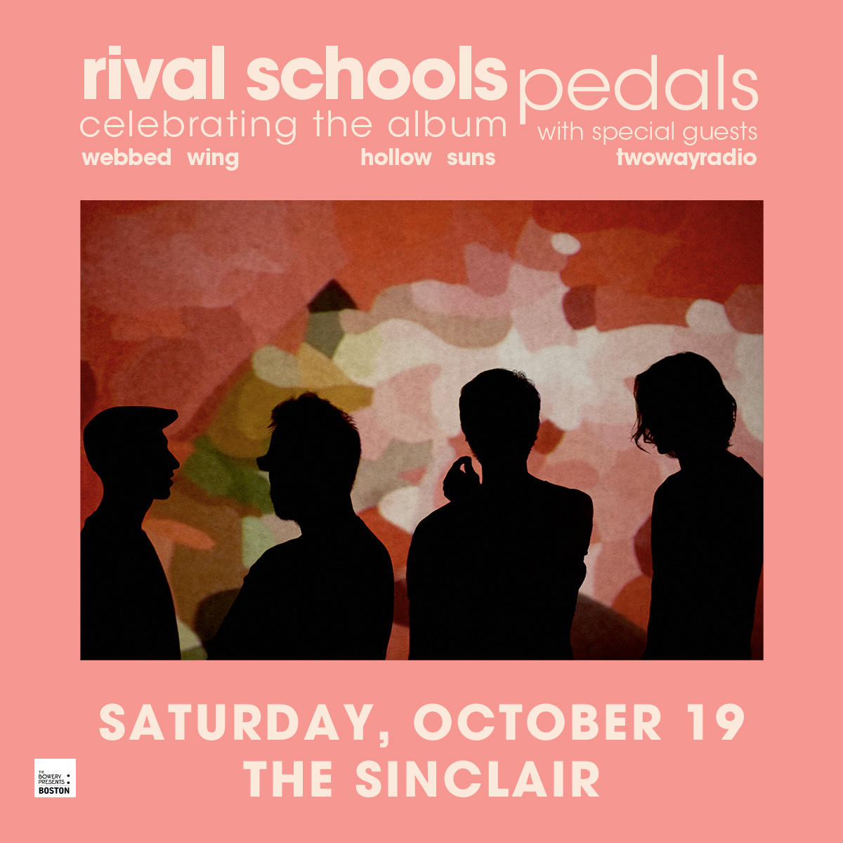 The Sinclair (@thesinclair) on Twitter photo TONIGHT! Rival Schools
with <a href="/webbedwing/">Webbed Wing</a>, <a href="/HollowSuns/">HOLLOW SUNS</a>, Twowayradio
Doors @ 7pm
Show @ 7:45pm
Tickets still available online or at the door // axs.com/events/604264/… TONIGHT! Rival Schools
with <a href="/webbedwing/">Webbed Wing</a>, <a href="/HollowSuns/">HOLLOW SUNS</a>, Twowayradio
Doors @ 7pm
Show @ 7:45pm
Tickets still available online or at the door // axs.com/events/604264/…