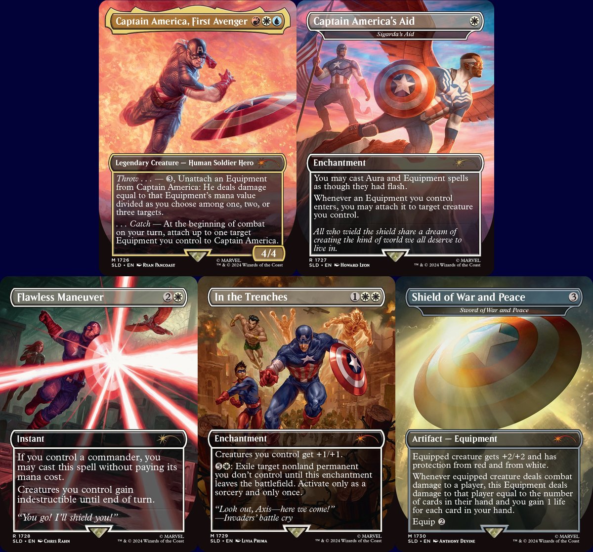 MTG マーベルSL Captain America Non-Foil MTG マーベルSL Captain America Non-Foil