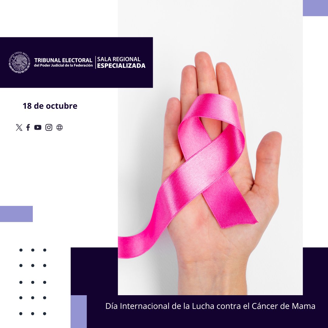 TEPJF_Esp's tweet image. #Tócate 
#Sálvate