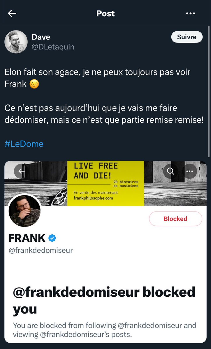 doorgunna1's tweet photo. #Dave qui fait des farces avec les histoires de block, mais qui sait très bien qu’environ 5000 #jambons vont pouvoir voir ses posts de grandes qualités très prochainement 😂 https://t.co/lAyXHcBqTr