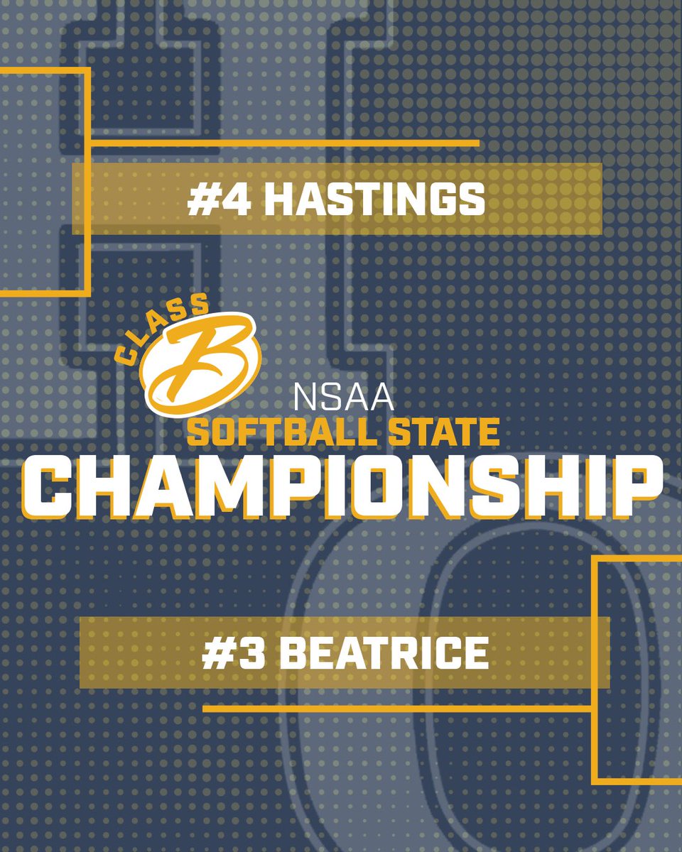 THEnebpreps's tweet photo. Your Nebraska State Softball Championship matchups are set. See you Monday!

#nebpreps https://t.co/kcRosUAwsV