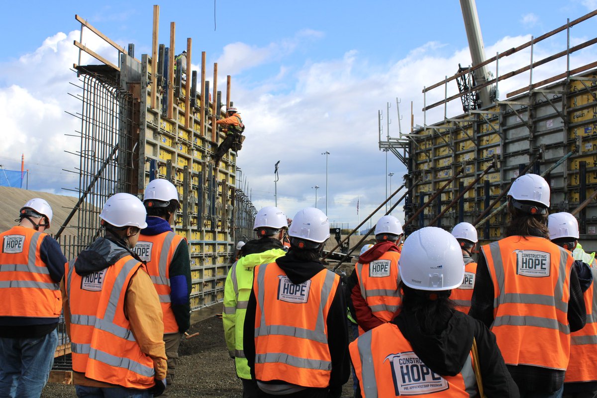 Thank you @MAMortensonCo for hosting Constructing Hope for a tour of the Hillsboro Hops Stadium. This experience offered the students a glimpse into their future careers and the possibilities ahead.