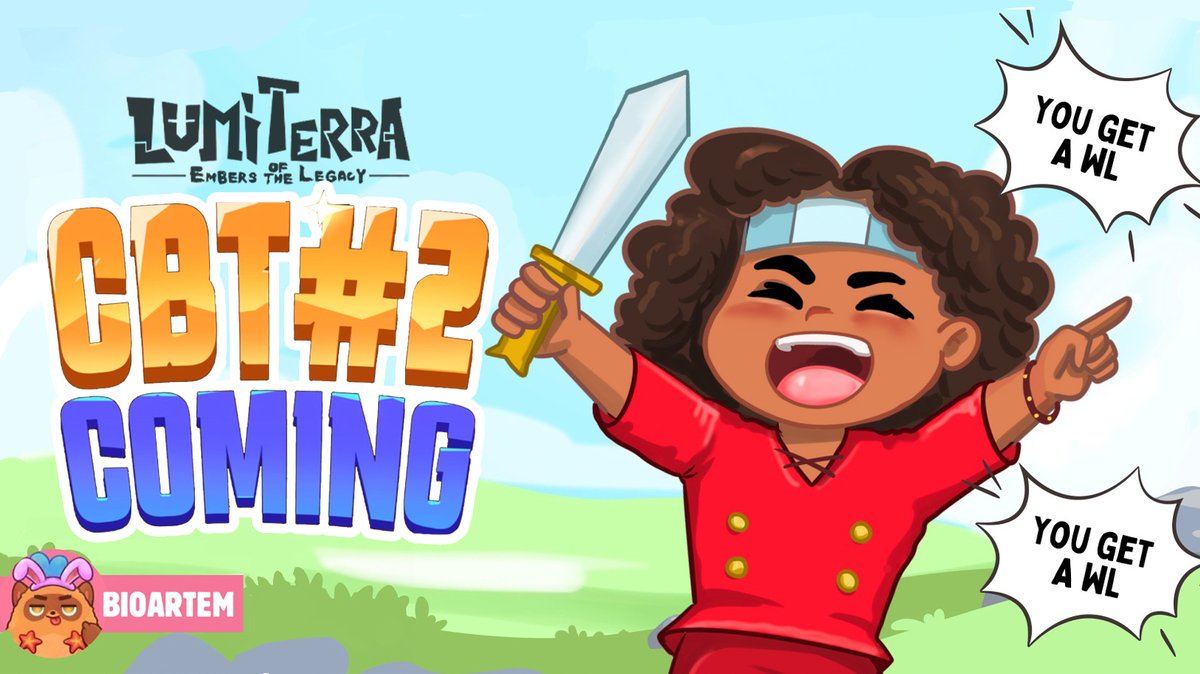 WL Giveaway for <a href="/LumiterraGame/">Lumiterra (mainnet arc)</a> CBT2 on <a href="/Ronin_Network/">Ronin</a> 

5x WL  

✅ Like + Repost
✅ Follow <a href="/bioartem/">Bioartem✨</a>
✅ Reply with your Ronin address

Picking winners on Tuesday
