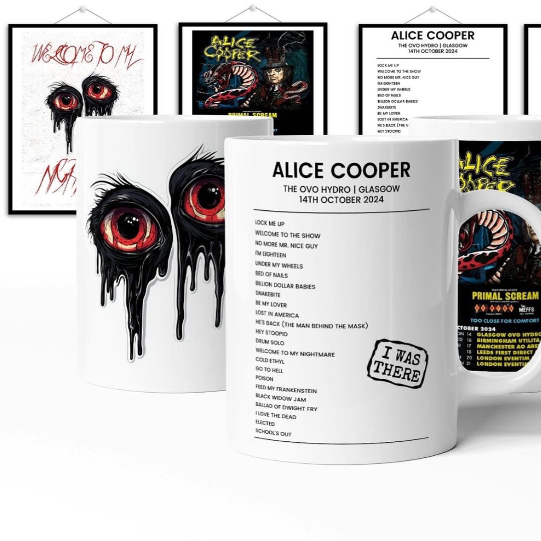 SetlistStore's tweet image. We absolutely loved making 👀 these 👀 eyes 👀 #AliceCooper #AliceCooperUK #AliceCooperLeeds #LeedsFirstDirectArena