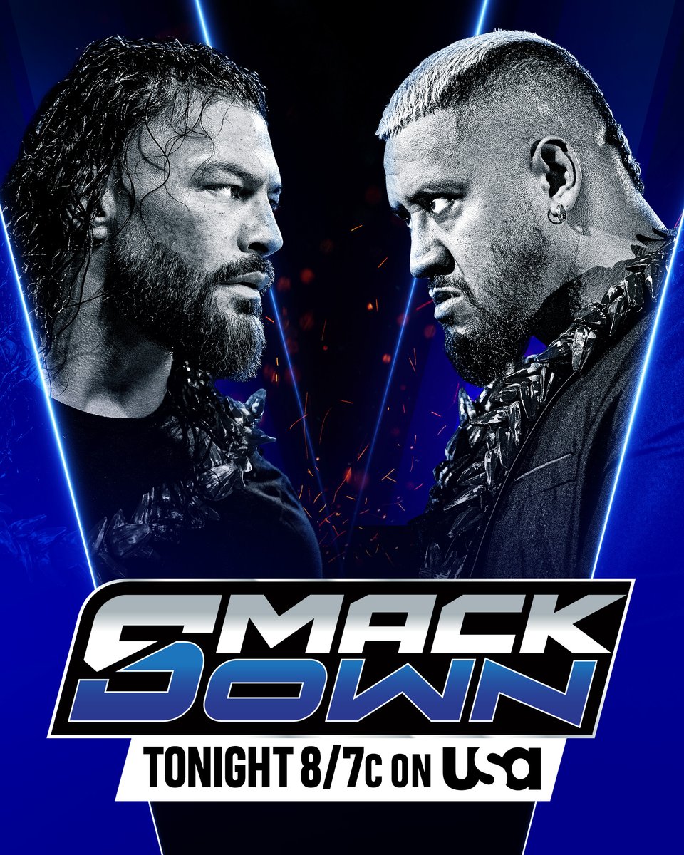 Don't miss this.

<a href="/WWERomanReigns/">Roman Reigns</a> and Solo Sikoa will go face-to-face TONIGHT on #SmackDown!  

📺 8/7c on <a href="/USANetwork/">USA Network</a>