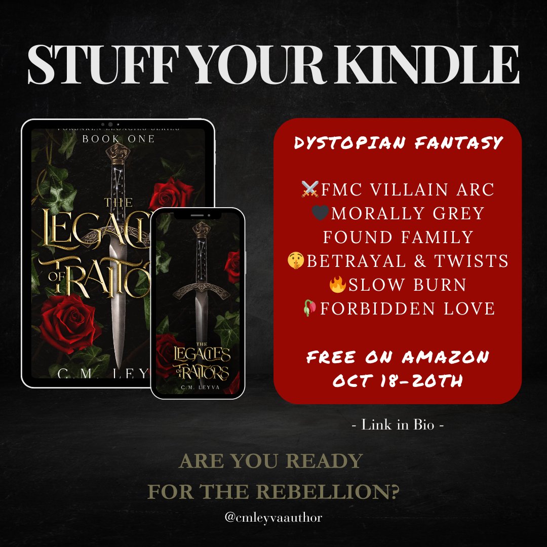 concertbound86's tweet photo. If you've been waiting to grab your copy of Legacies now's your chance! Over 400 authors are participating in Stuff Your Kindle Fantasy Edition from Oct 18-20th 📚✨️

#stuffyourkindle #FantasyFriday #booklovers #readingcommunity #booksbooksbooks https://t.co/X6q9EwZmWX