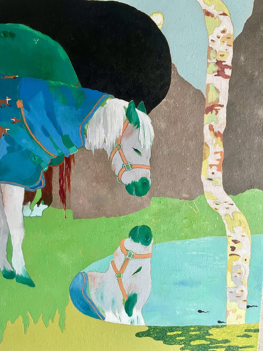 奥山帆夏×野口清村共作展
「待ち合わせの目印」
｜TO OV cafe / gallery 
10/8（火）-10/20（日）※会期中無休

会期も残すところあと2日となりました。ぜひご来場ください。