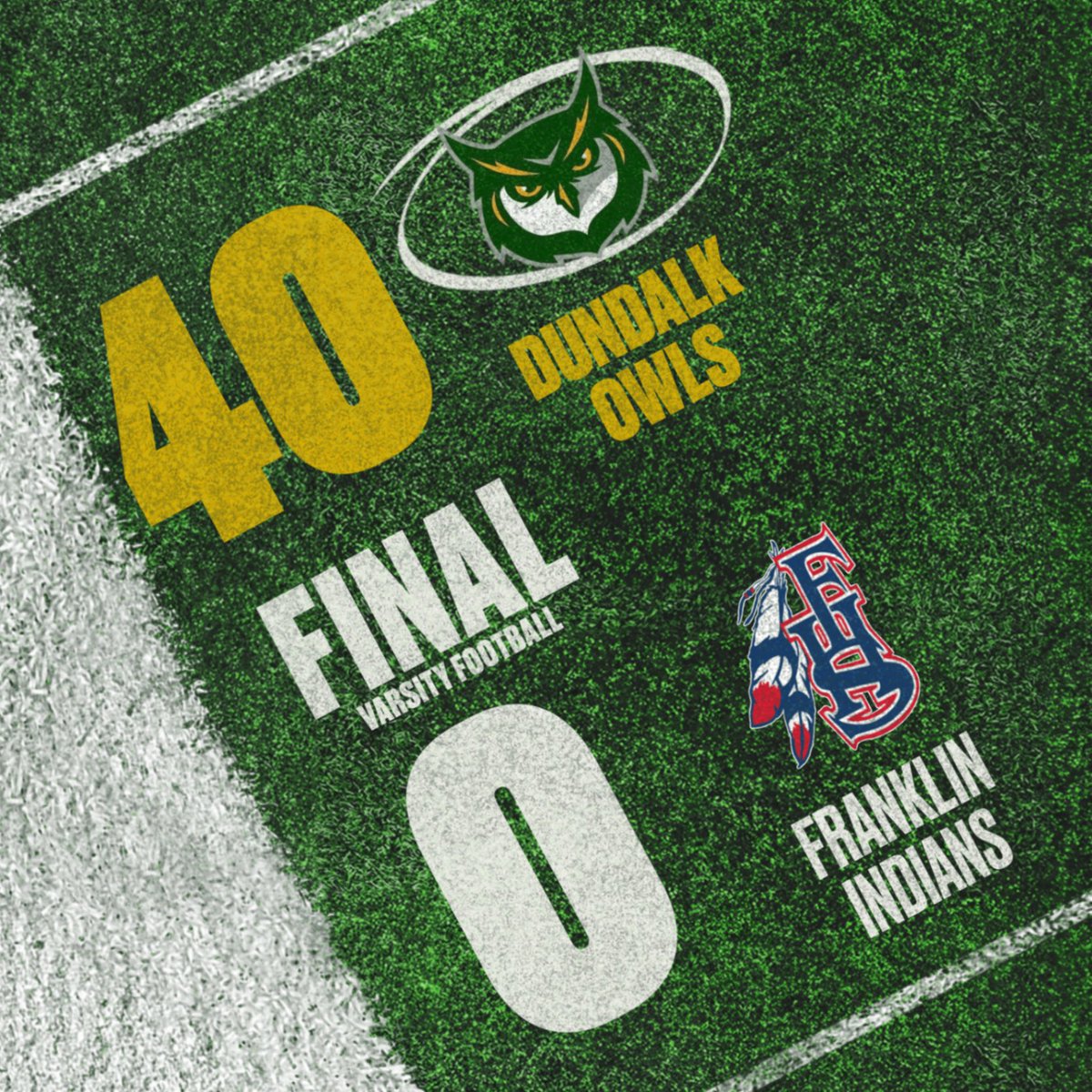 The boys came to play! 

#OBIA🦉
#DundalkStyleFor60

<a href="/BaltCoSunSports/">BaltCo Sun Sports</a> 
<a href="/OwlAthletics/">Dundalk HS Athletics</a> 
@TheDundalkEagle 
<a href="/mdHSscores/">Maryland HS Football Scores</a> 
<a href="/baltimoresun/">The Baltimore Sun</a>